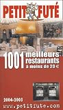 Guide Petit Fut 1001 Meilleurs Restaurants Moins De 20 Euro