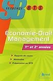 Economie Droit Et Management Bts Tertiaires 1e Et 2e Ann%C3%A9es