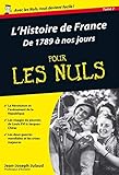Lhistoire De France Poche Pour Les Nuls De 1789 Nos Jours