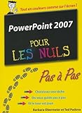 Powerpoint 2007 Pas Pas Pr Nul