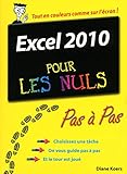Excel 2010 Pas %C3%A0 Pas Pour Les Nuls