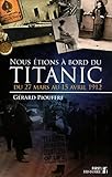 Nous %C3%A9tions %C3%A0 Bord Du Titanic