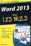 Word 2013 Poche Pour Les Nuls