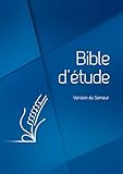 Bible D'%C3%A9tude Semeur, Nouvelle %C3%A9dition Couverture Rigide Bleue, Tranche Blanche