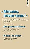 Africains, levons-nous !