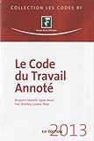 Le Code Du Travail Annot%C3%A9 2013