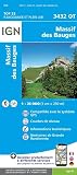 Ign Massif Des Bauges Carte Topographique