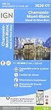 Ign Chamonixmassif Du Montblanc Carte Topographique