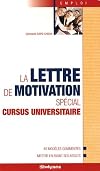 La lettre de motivation spécial cursus universitaire