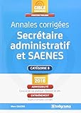 Annales Corrig%C3%A9es Secr%C3%A9taire Administratif Et Saenes