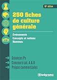 250 Fiches De Culture G%C3%A9n%C3%A9rale