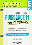 Concours Puissance 11 En 30 Fiches