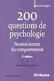 200 Questions De Psychologie Neurosciences Du Comportement