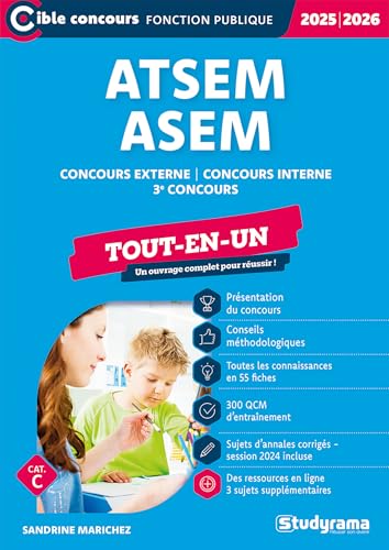 ATSEM / ASEM — Tout-en-un (Catégorie C — Concours 2025-2026)
