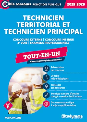 Technicien territorial et Technicien principal — Tout-en-un 2025-2026