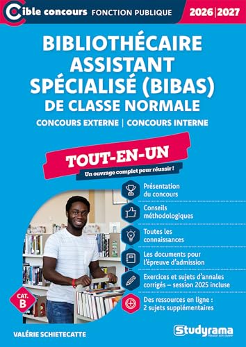 Bibliothécaire assistant spécialisé (BIBAS) de classe normale — Tout-en-un — Catégorie B 2026-2027