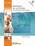 Mthodes De Recherche En Sciences Infirmires Approches Quantitatives Et Qualitatives