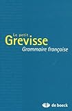 Le Petit Grevisse : Grammaire Fran%C3%A7aise