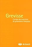Grevisse : Corrig%C3%A9 Des Exercices De Grammaire Fran%C3%A7aise