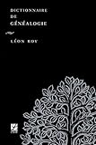 Dictionnaire De G%C3%A9n%C3%A9alogie