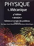 Physique 1 : M%C3%A9canique   Solutions Et Corrig%C3%A9s Des Probl%C3%A8mes