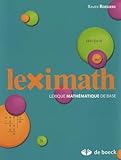 Leximath : Lexique Math%C3%A9matique De Base