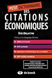Petit Dictionnaire Des Citations Conomiques