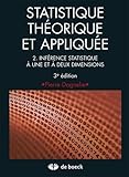 Statistique Th%C3%A9orique Et Appliqu%C3%A9e Vol.2 Inf%C3%A9rence Statistique %C3%A0 1 Et %C3%A0 2 Dimensions