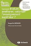 Comment Evaluer, Ameliorer, Valoriser L'enseignement