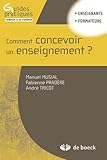Comment Concevoir Un Enseignement 