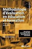 M%C3%A9thodologie D'%C3%A9valuation En %C3%A9ducation Et Formation