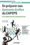 Se Prparer Aux Preuves Crites Du Capeps De La Connaissance Largumentation