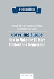 Governing Europe How To Make The Eu More Efficient And Democratic