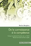 De La Connaissance La Comptence Evaluer Le Potentiel Daction Par Un Qcm Recherche Fondamentale Indite