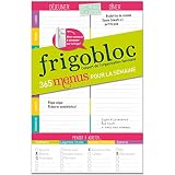 Frigobloc Mes Menus De La Semaine Un Bloc Maxiaimant Pour Organiser Tous Les Repas De La Semaine 