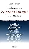 Parlez Vous Correctement Fran%C3%A7ais 