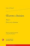 Oeuvres choisies : Tome 1, Ecrits sur la littérature