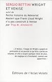 Wright Et Venise Suvi De Petite Histoire Du Mmorial Masieri Que Frank Lloyd Wright Na Pas Construit Venise
