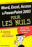 Word, Excel, Powerpoint 2003 Pour Les Nuls
