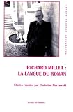 Richard Millet La Langue Du Roman