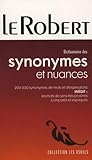 Dictionnaire Des Synonymes Et Nuances