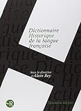 Le Dictionnaire Historique De La Langue Franaise