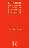 Dictionnaire historique de la langue française