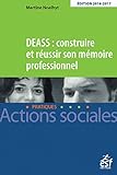 Deass : Construire Et R%C3%A9ussir Son M%C3%A9moire 2018