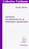 Initiation aux méthodes de la statistique linguistique