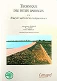 Technique Des Petits Barrages En Afrique Sah%C3%A9lienne Et %C3%A9quatoriale