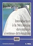 Introduction %C3%A0 La M%C3%A9canique Des Milieux Continus D%C3%A9formables