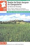 Carte De Randonne Sentier De Saintjacquesdecompostelle La Voie De Vzelay