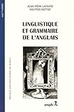 Linguistique Et Grammaire De L'anglais
