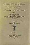 Oeuvres Compltes Tome 13 La Promesse